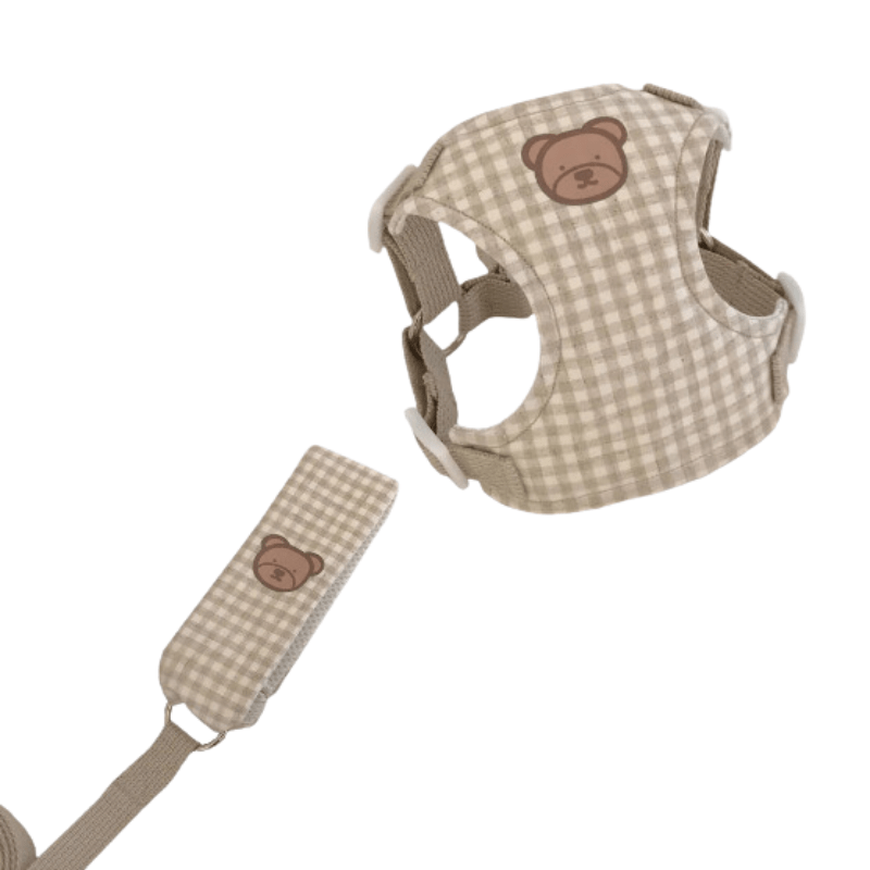 Elegant og behageligt hvalpe sele og snor