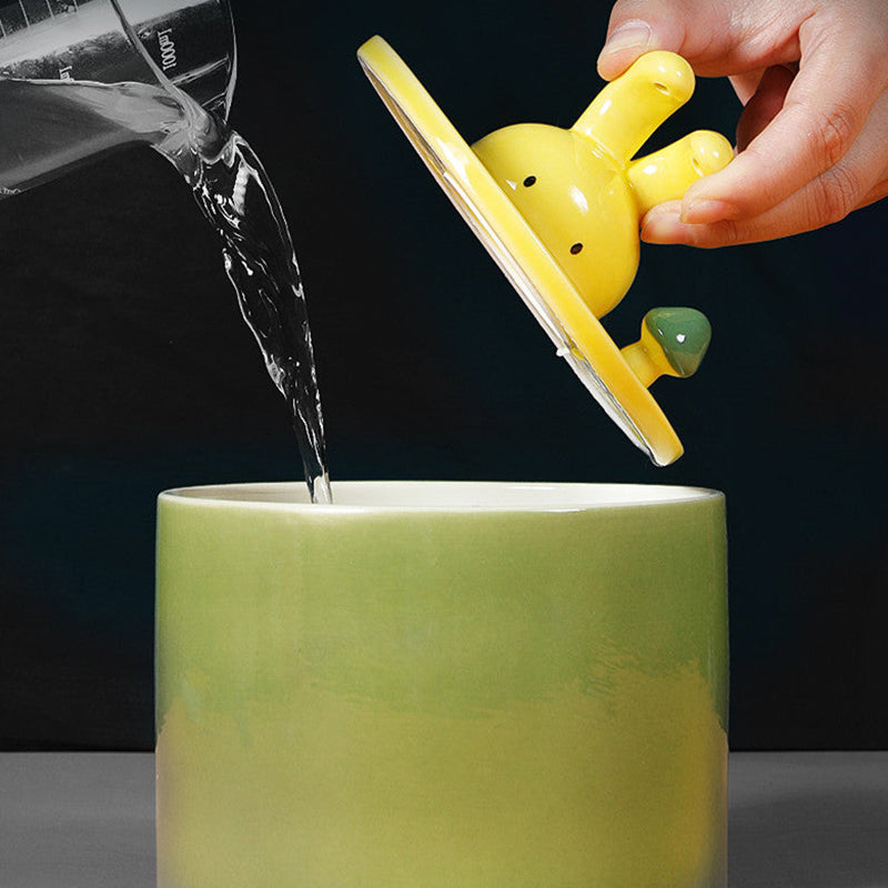 Stilfuld vanddispenser til en sund og glad kanin