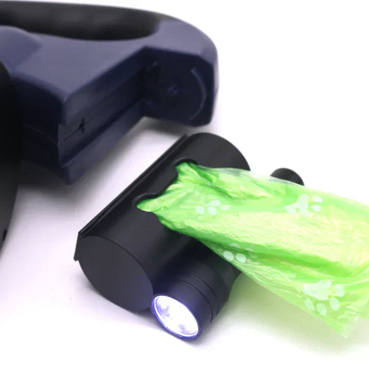 Knob-fri hundetrin med dobbelt kontrolsystem for ekstra sikkerhed