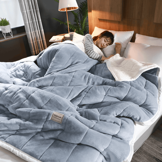 Hyggeligt Sherpa Fleece Tæppe – Ultra Blødt, Varmt og Luksuriøst Tæppe til Seng og Sofa