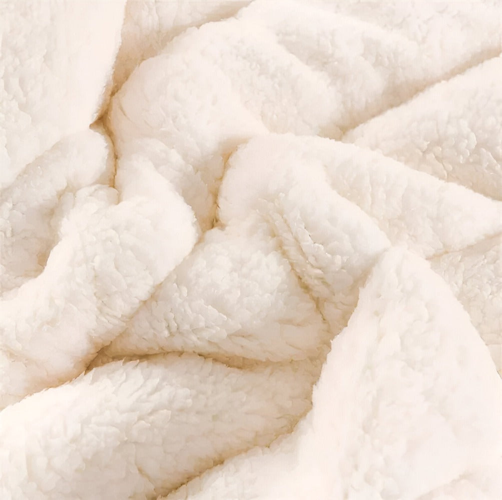 Hyggeligt Sherpa Fleece Tæppe – Ultra Blødt, Varmt og Luksuriøst Tæppe til Seng og Sofa