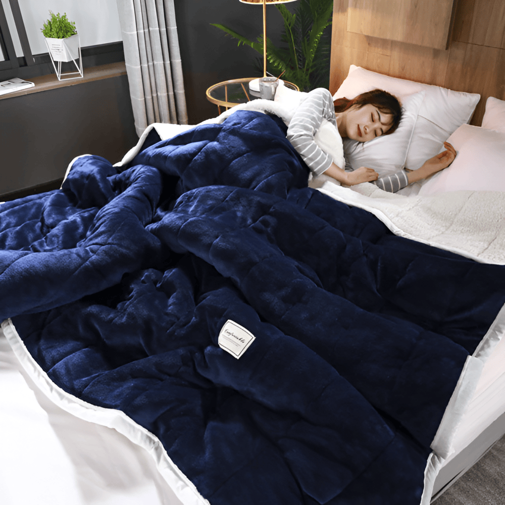 Hyggeligt Sherpa Fleece Tæppe – Ultra Blødt, Varmt og Luksuriøst Tæppe til Seng og Sofa