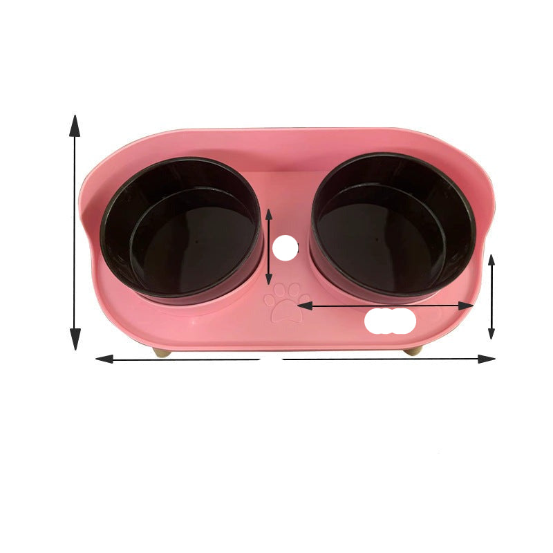 Luksus fodringsstation til store hunde med skridsikker base for nem fodring