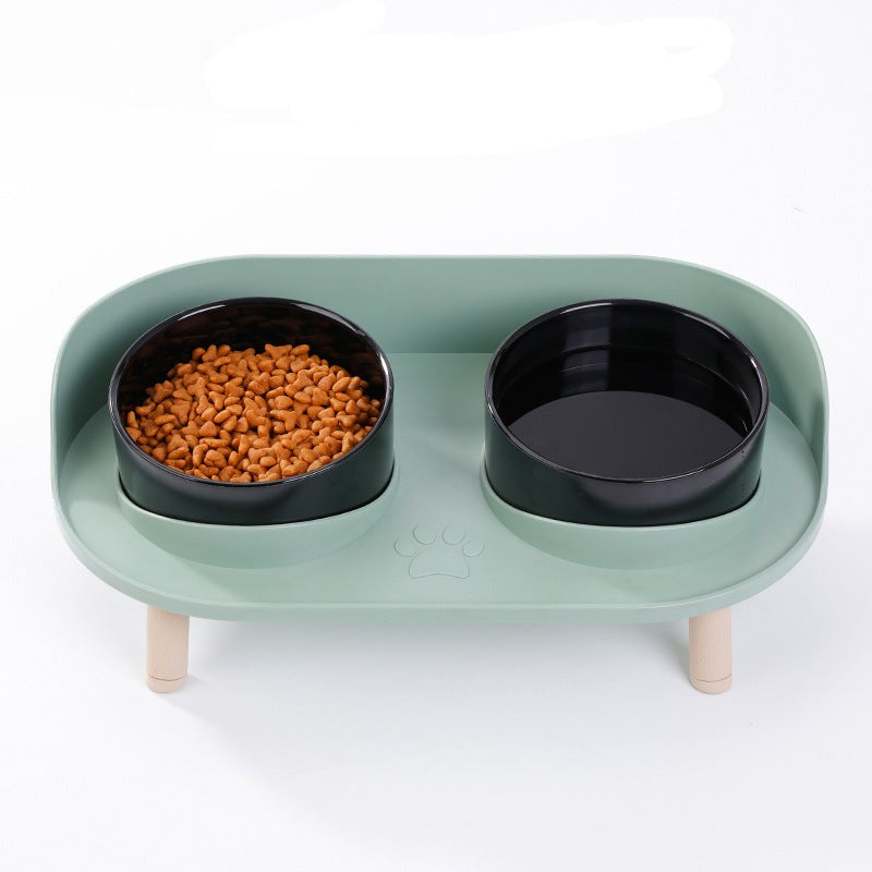 Luksus fodringsstation til store hunde med skridsikker base for nem fodring
