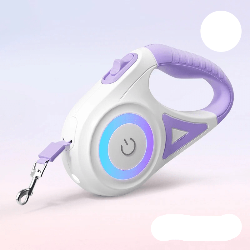 Ultimativ hundesikkerhed: LED-belysning og 5 m rækkevidde til nattevandring