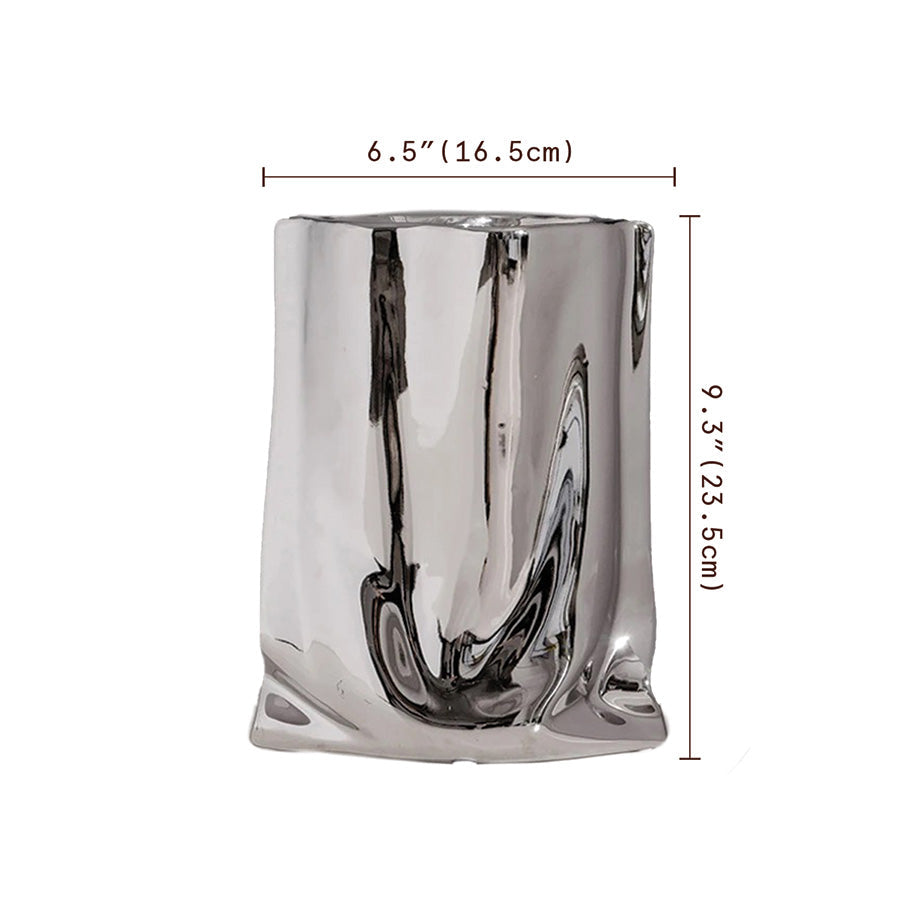 Elegant plisseret blomster vase | Perfekt moderne dekoration til alle dine rum