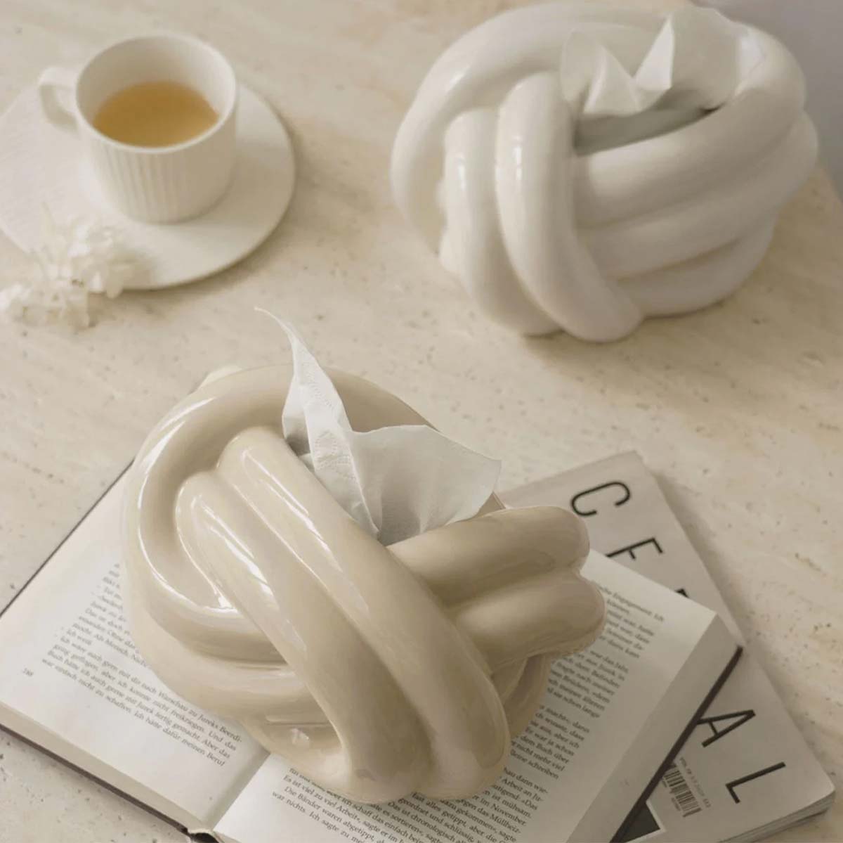 Knot Tissue Box | Tilføj et strejf af elegance og funktionalitet til din indretning