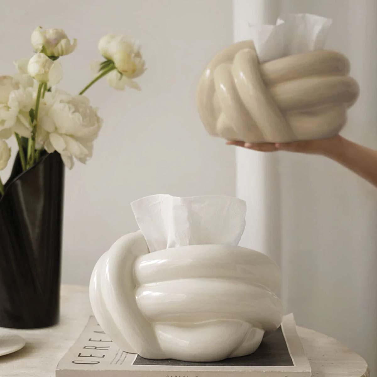 Knot Tissue Box | Tilføj et strejf af elegance og funktionalitet til din indretning