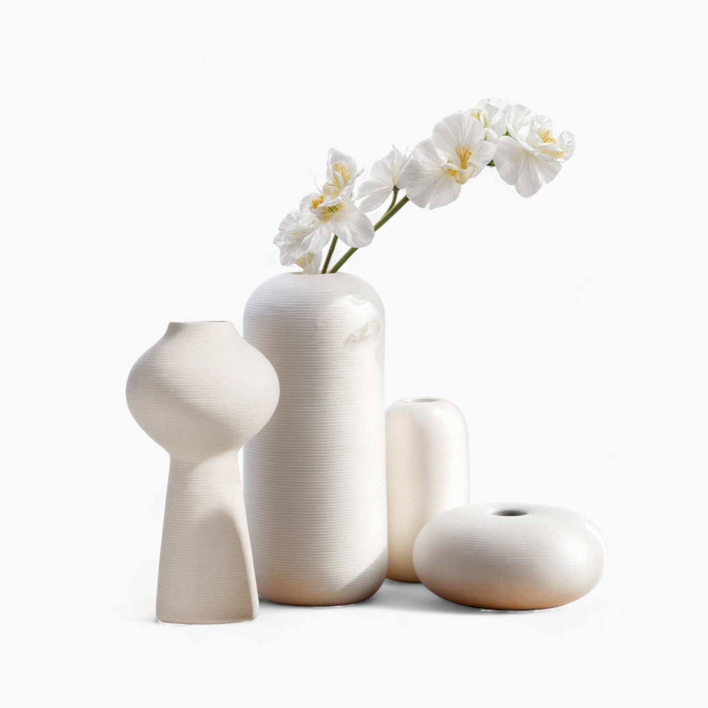 Håndlavet Keramisk Vase Blanche