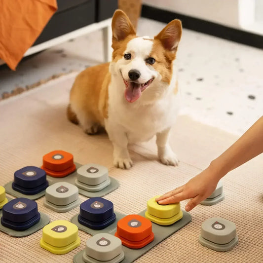 Animationsknap-sæt til bedre interaktiv kommunikation med hunde