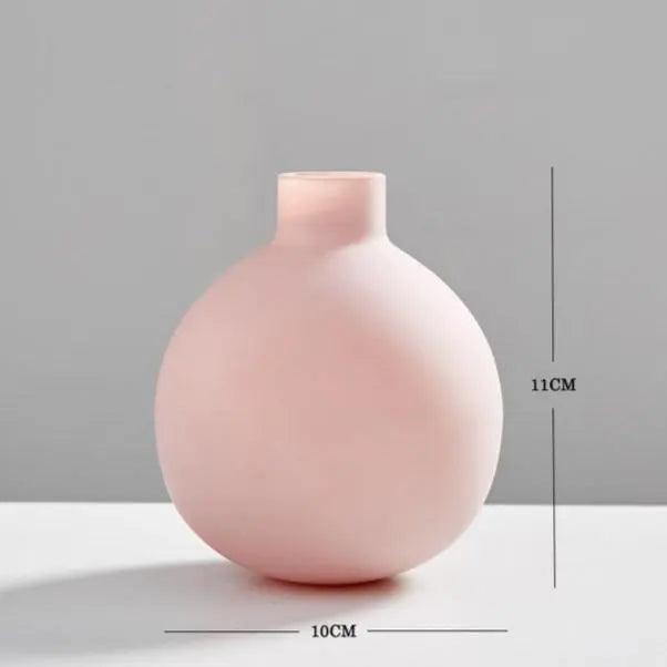 Moderne keramisk vasekollektion