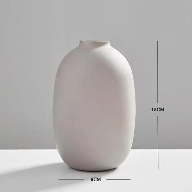 Moderne keramisk vasekollektion