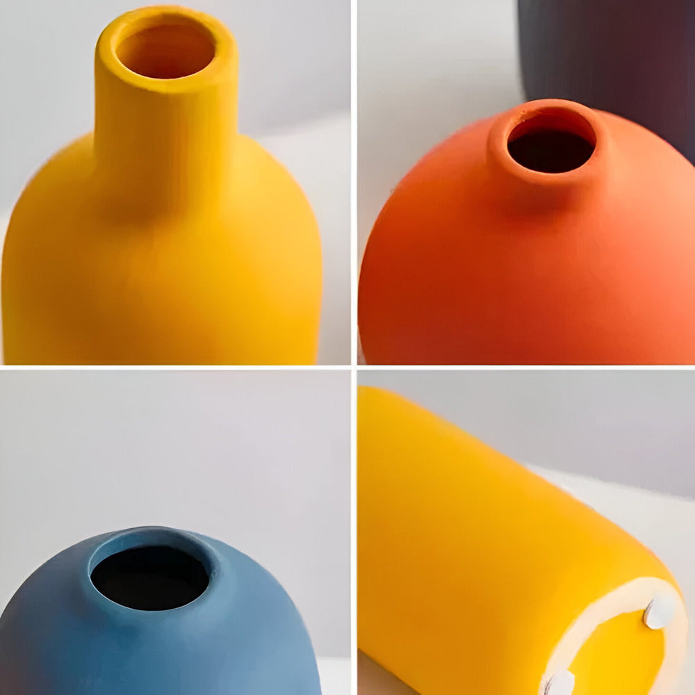 Astraelle - Elegant skandinavisk keramisk vase i minimalistisk stil til en moderne atmosfære