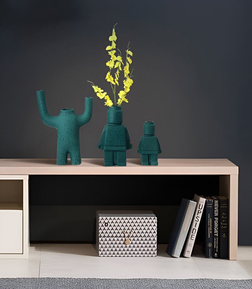 Larissa - Moderne robotdesign flettet plantepotte til et unikt havepræg