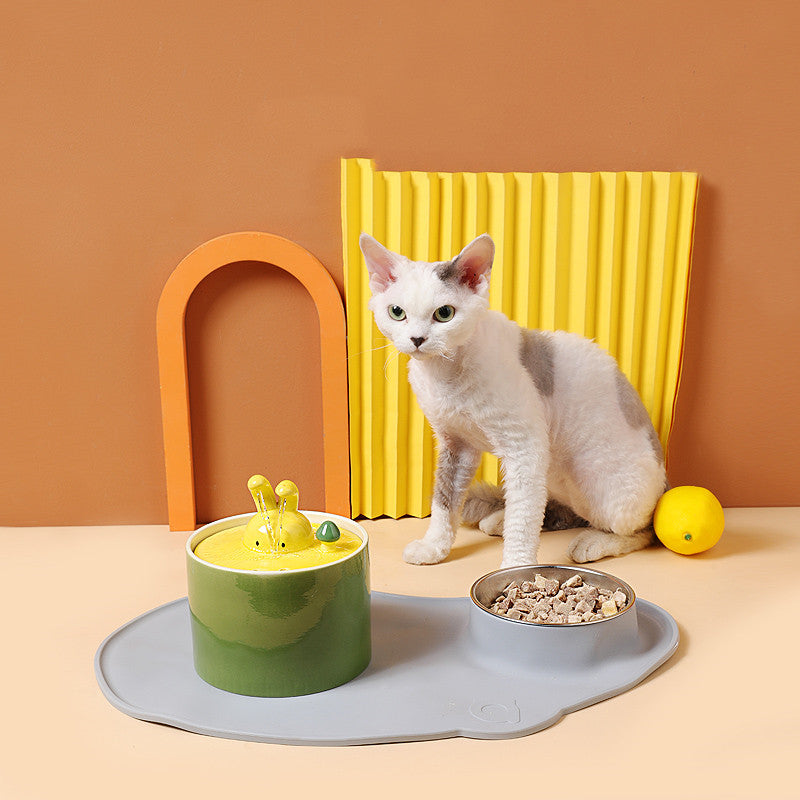 Stilfuld vanddispenser til en sund og glad kanin