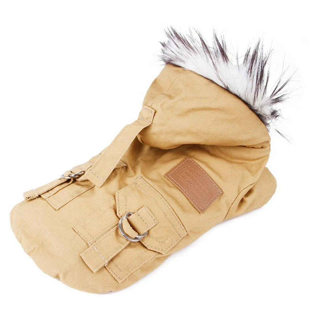 Komfortabel og varm tyk frakke til kæledyr