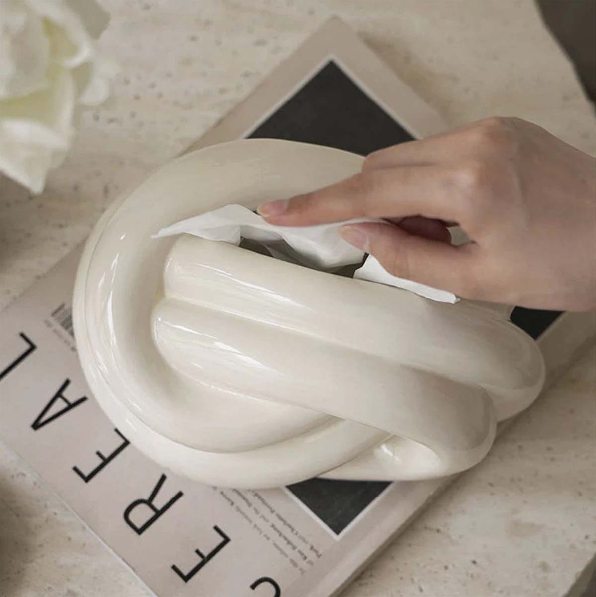 Knot Tissue Box | Tilføj et strejf af elegance og funktionalitet til din indretning