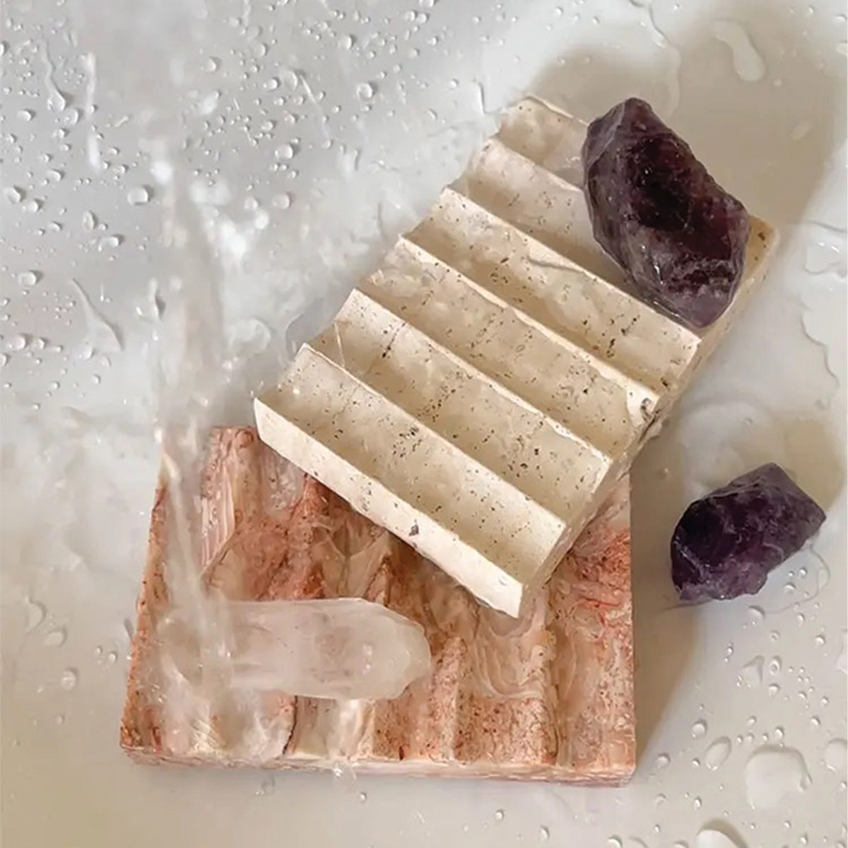 Elegant Cannelé Stenfad | Forfinet Naturligt Stendesign til en Sofistikeret Indretning