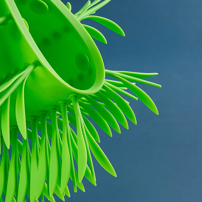 Komfortabel og fleksibel silikone madningsmåtte til nem håndtering af måltider